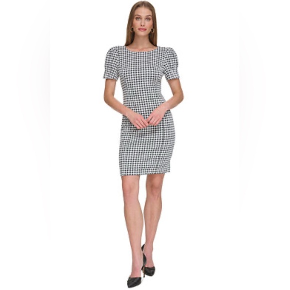 Bodycon houndstooth dress - Picture 16 of 16